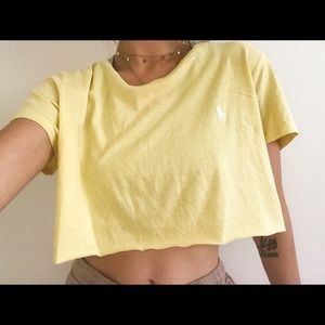 cropped Ralph Lauren large soft tshirt